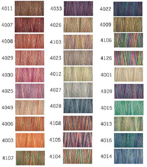 Variegated Cotton Thread, Gutermann Variegated Sulky Cotton, Multicoloured  Sewing and Embroidery Thread, Shade 4016, Mermaid Thread -  Denmark