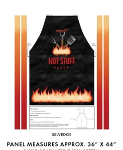 Hot Stuff Apron Panel